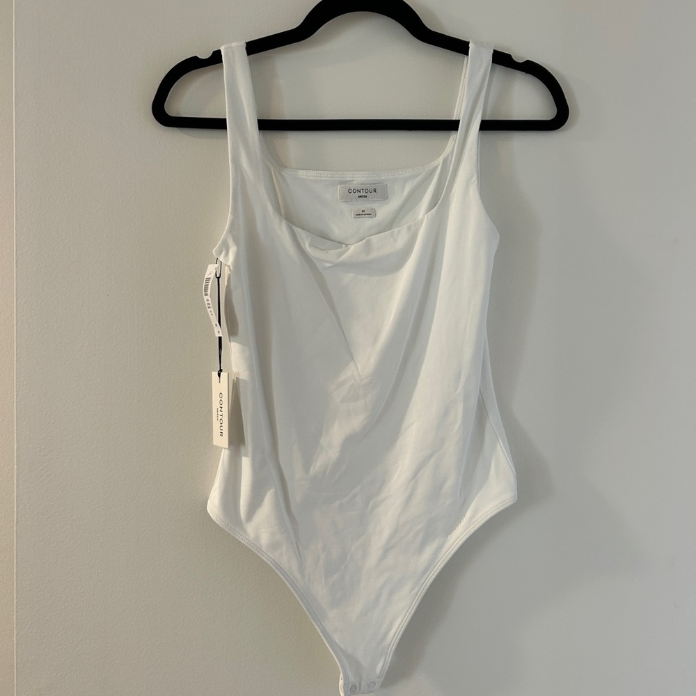 Aritzia White Contour Bodysuit NWT